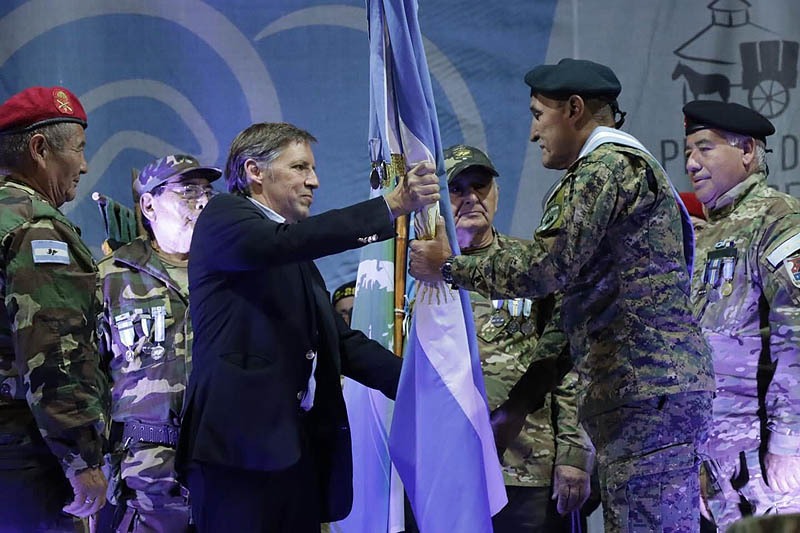 Jaime Méndez Con Veteranos De Malvinas